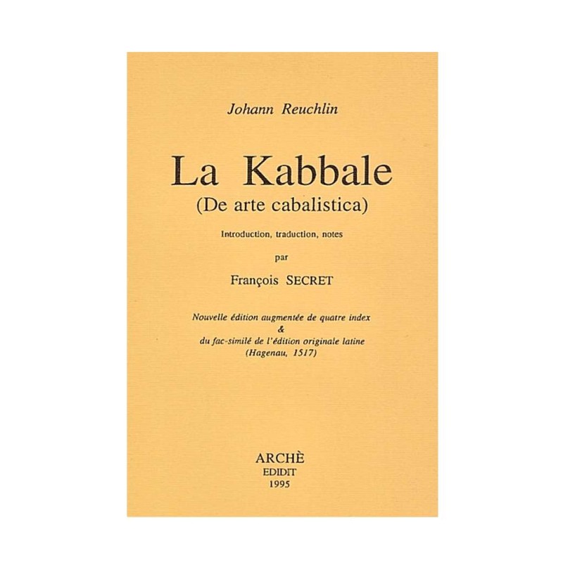 La Kabbale (De arte cabalistica)