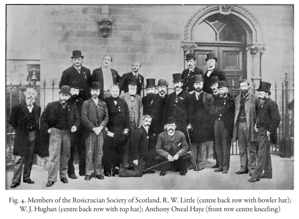 16. Les membres de la Societas Rosicruciana in Scotia (p.45)
