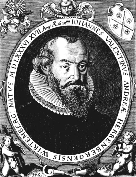 2. Portrait de Valentin Andreæ. (p.54)