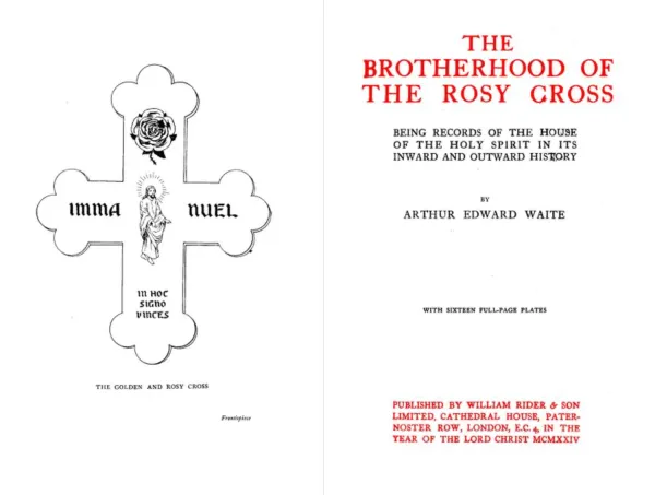 The Brotherhood of the Rosy Cross... (p. 192)