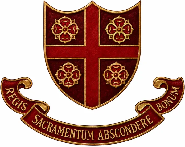Blason de Chevalier bienfaisant de la cité sainte choisi par A. E. Waite. (p. 180)