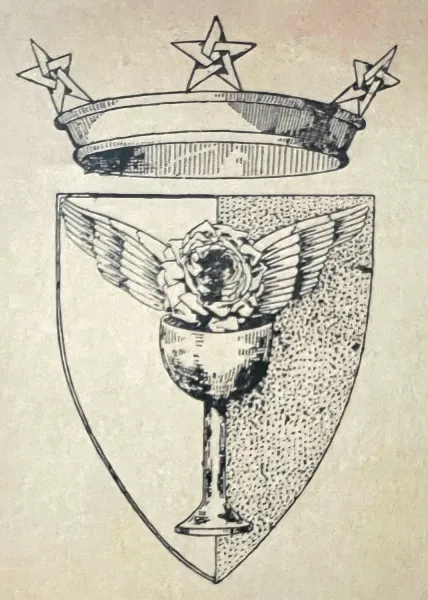 9. Armes de l’Ordre laïque de la Rose-Croix, du Temple et du Graal (p. 211)
